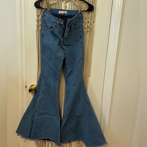 Threebirdnest High Waist Stretch Flare Jeans